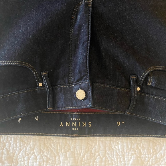 White House Black Market Women's Dark Blue Jeans - Picture 2 of 7